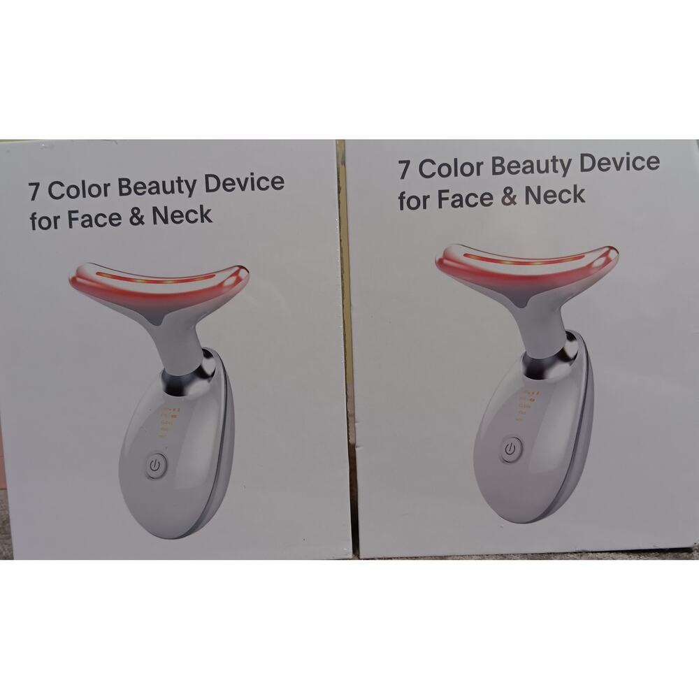 7 Color Beauty Device for Face & Neck NEW (Set of 2) Anti Aging Massager
